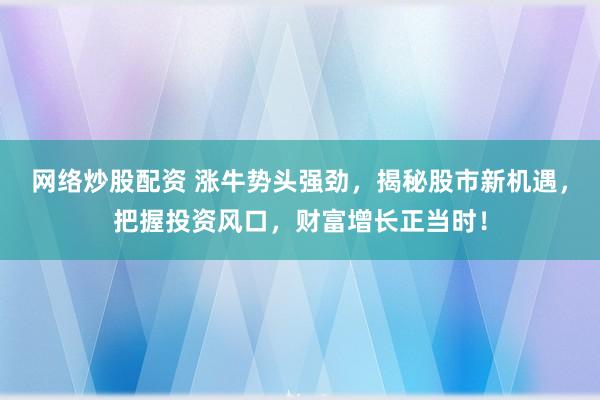 网络炒股配资 涨牛势头强劲，揭秘股市新机遇，把握投资风口，财富增长正当时！