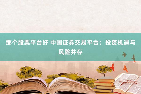 那个股票平台好 中国证券交易平台：投资机遇与风险并存
