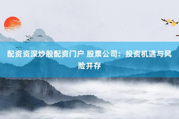 配资资深炒股配资门户 股票公司:投资机遇与风险并存