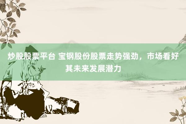 炒股股票平台 宝钢股份股票走势强劲，市场看好其未来发展潜力